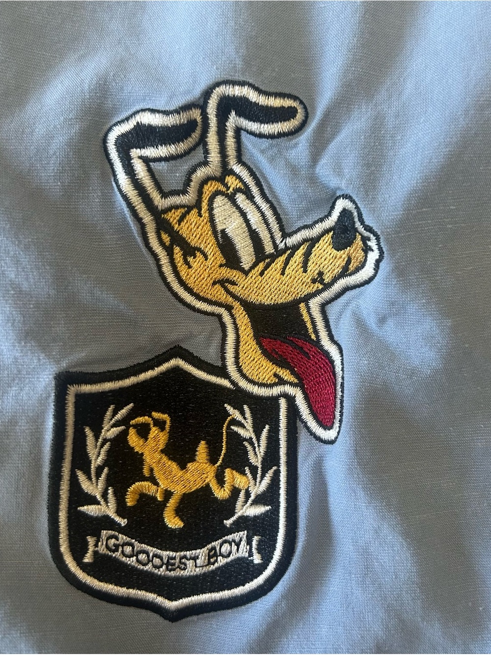 Disney Light Blue Patch Detail Short all Size 2 - Picture 8 of 10